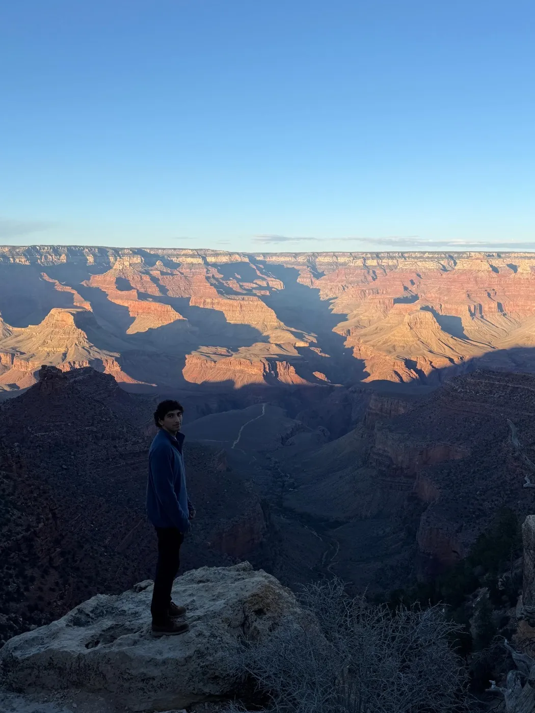 Mateo Vidal at the Grand Canyon